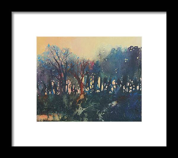 Marsh Framed Print featuring the painting Edge of the Marsh by Ruth Kamenev