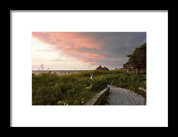 Park Framed Print featuring the photograph Edge of the Storm by Carol Bradley