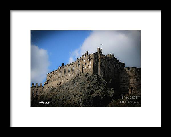 Edinburgh Castle Framed Print featuring the photograph Edinburgh Castle Two by Veronica Batterson