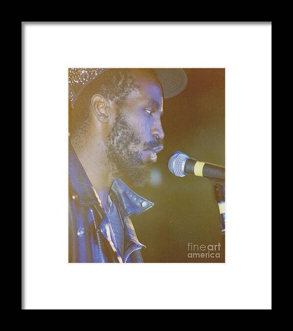 Reggae Musician Framed Print featuring the photograph Eek A Mouse by Mia Alexander