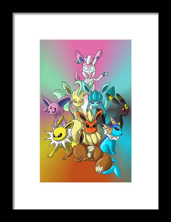 Pokemon Eeveelutions Print