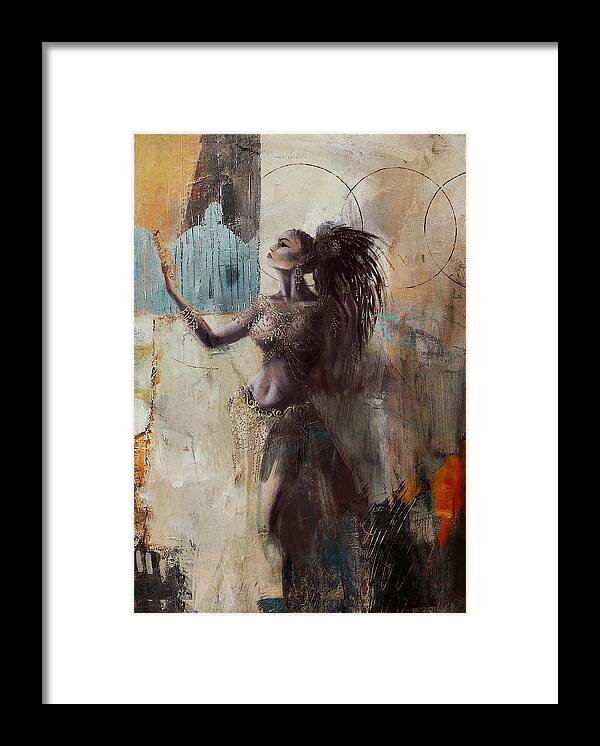 Egypt Framed Print featuring the painting Egyptian Culture 71 by Corporate Art Task Force