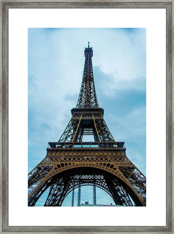 1889 Eiffel Tower at Night Paris France Old Photo 8.5" x 11" Reprint 