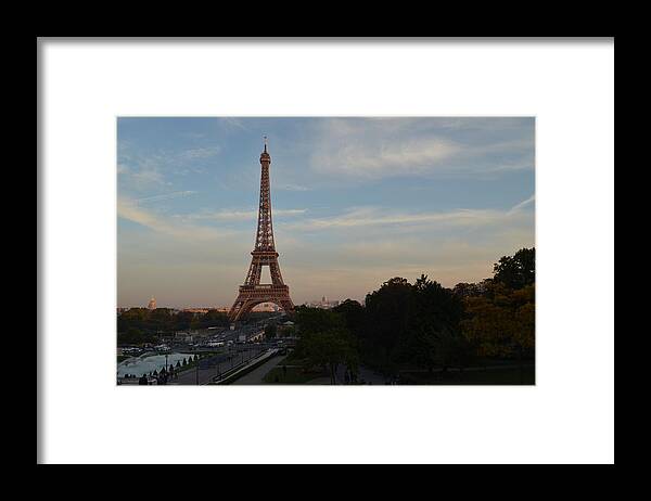 Eiffel Tower Framed Print featuring the photograph Eiffel Tower I by Dawn Crichton