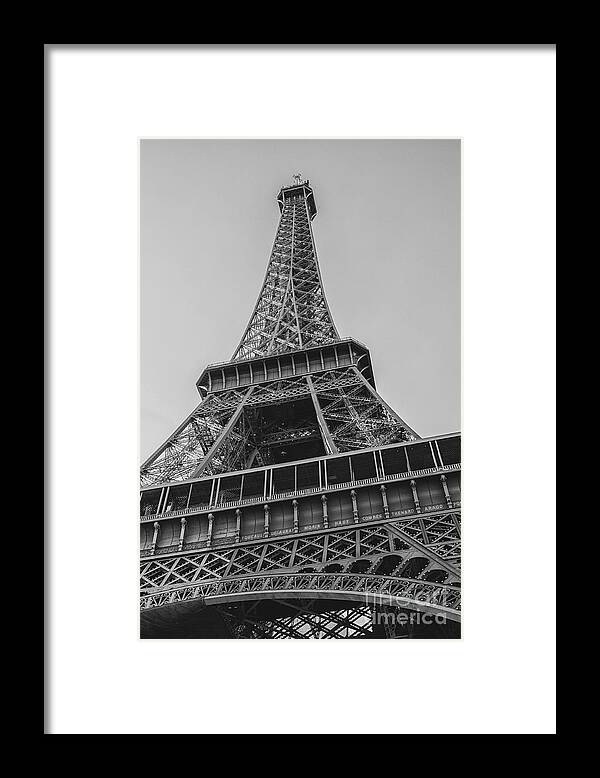 Paris Framed Print featuring the photograph Eiffel tower Paris by Patricia Hofmeester