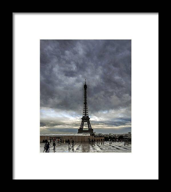 Eiffel Tower Framed Print featuring the photograph Eiffel Tower Paris by Sally Ross