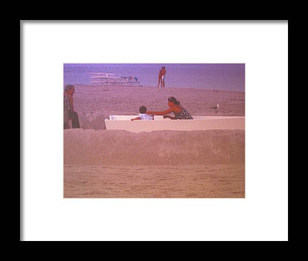 Beach Framed Print featuring the photograph El Amor de la Playa Sur by Lauren Serene