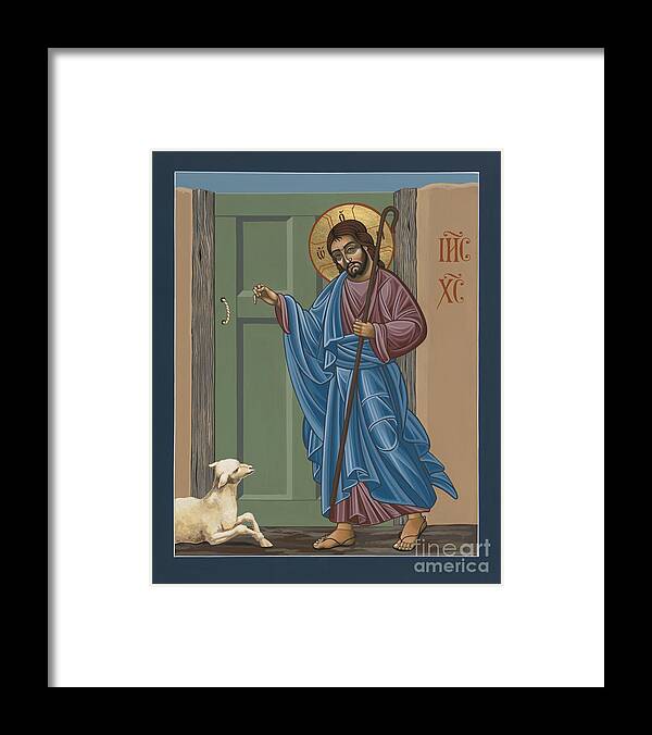 El Buen Pastor Framed Print featuring the painting El Buen Pastor 188 by William Hart McNichols