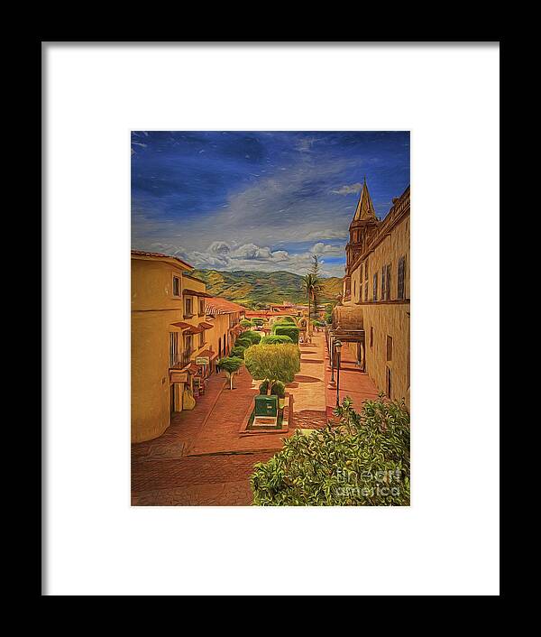 Fine Art Photography Framed Print featuring the photograph El Centro ... by Chuck Caramella