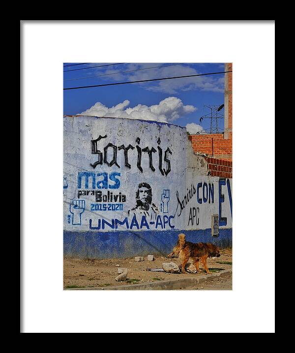 El Che Framed Print featuring the photograph El Che by Skip Hunt