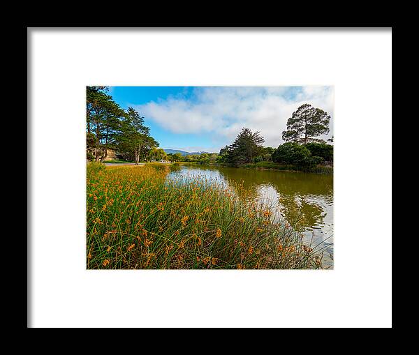 Lake El Estero Framed Print featuring the photograph El Estero by Derek Dean