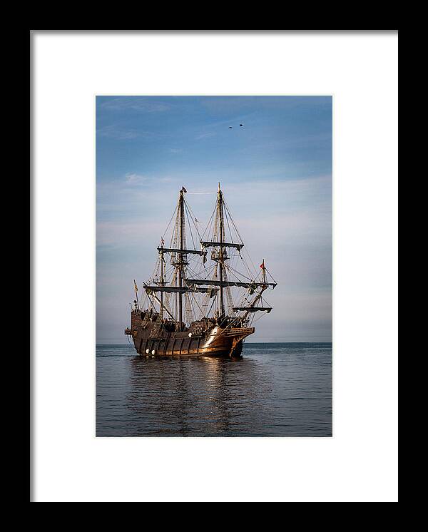 El Galeon Andalucia Framed Print featuring the photograph El Galeon Andalucia by Dale Kincaid