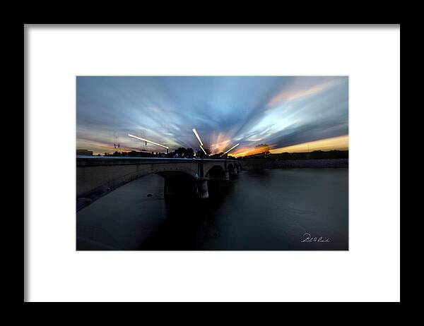 Fine Art Framed Print featuring the photograph Electricity In the Air by Frederic A Reinecke