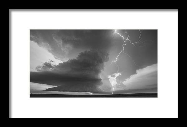 Storm Framed Print featuring the photograph Electrified by Brandon Sullivan