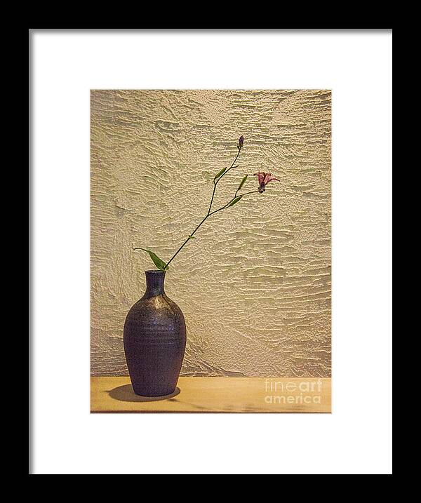 Still Life Framed Print featuring the photograph Elegant Still Life by Shirley Mangini