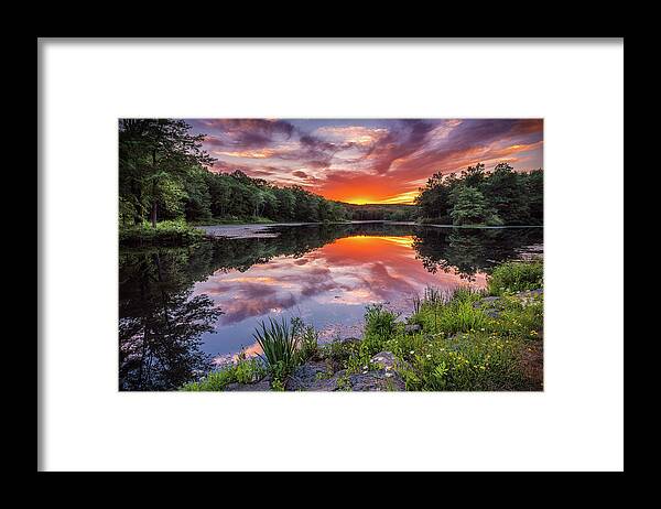 Sunset Framed Print featuring the photograph Elemental by Kim Carpentier