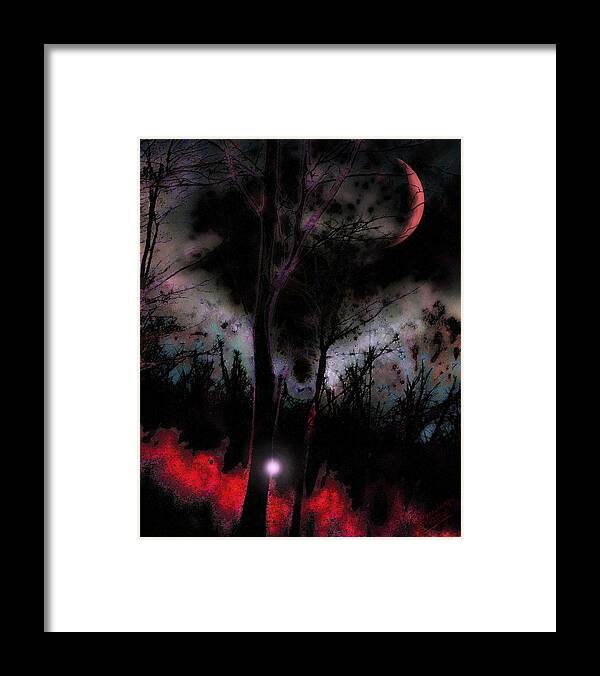 Elfenfeuer Framed Print featuring the digital art Elfenfeuer by Mimulux Patricia No
