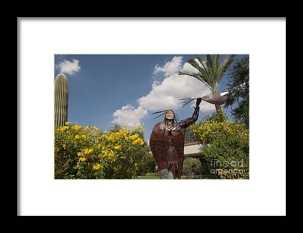 Arizona Framed Print featuring the photograph Elk Woman Walking by Brenda Kean