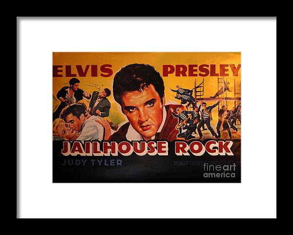 Elvis Framed Print featuring the photograph Elvis Presley Poster Collection 8 by Bob Christopher