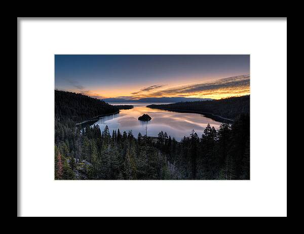 Mark Whitt Framed Print featuring the photograph Emerald Bay Sunrise by Mark Whitt