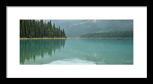 Lake Framed Print featuring the photograph Emerald Lake Yoho Park Canada by Steve Gadomski