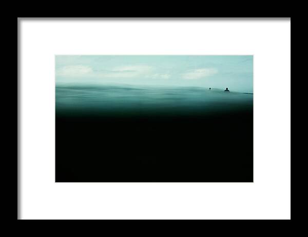 Surfing Framed Print featuring the photograph Emerald by Nik West