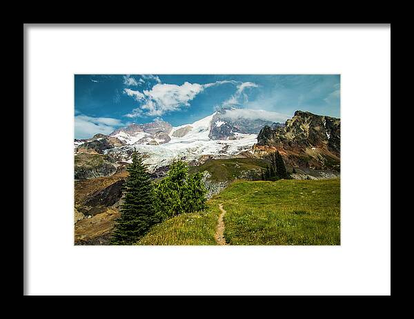 Landscape Framed Print featuring the photograph Emerald View by Doug Scrima