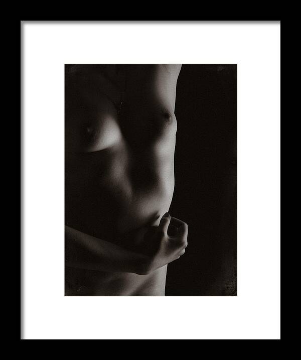 Nude Framed Print featuring the photograph Emilie by Vitaly Vachrushev