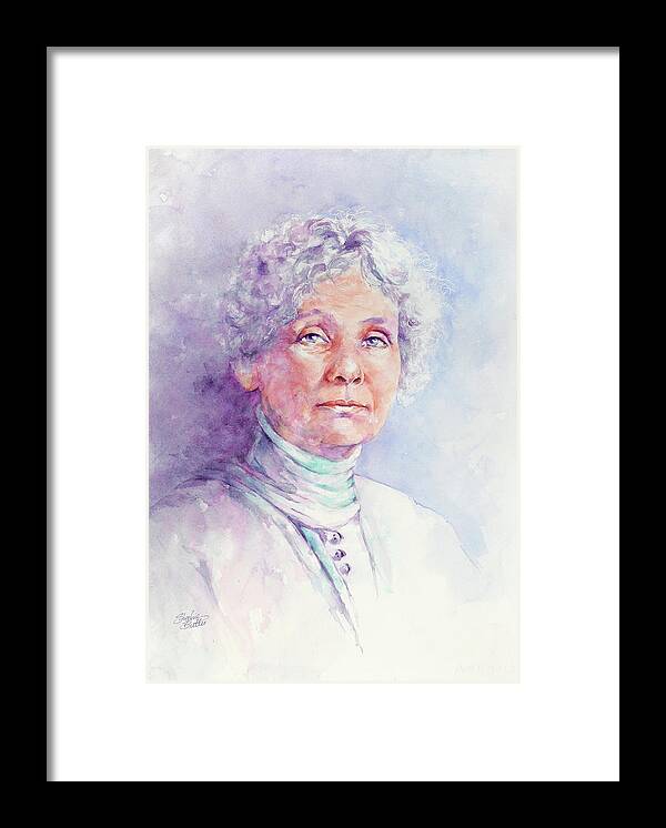 Lady Framed Print featuring the painting Emmeline by Stephie Butler