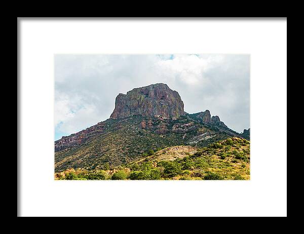Big Bend National Park Framed Print featuring the photograph Emory Peak Chisos Mountains by SR Green