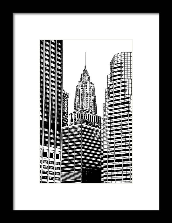 Empire State Building Framed Print featuring the photograph Empire State Building - 1 by Frank Mari