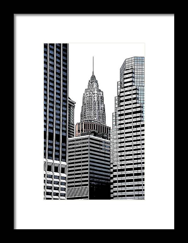 Empire State Building Framed Print featuring the photograph Empire State Building - 1.1 by Frank Mari