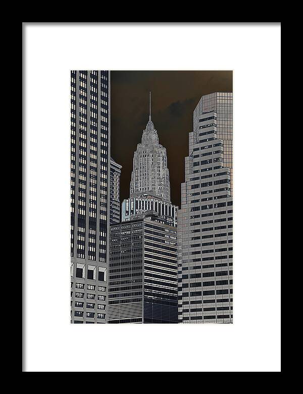 Empire State Building Framed Print featuring the photograph Empire State Building - 1.2 by Frank Mari