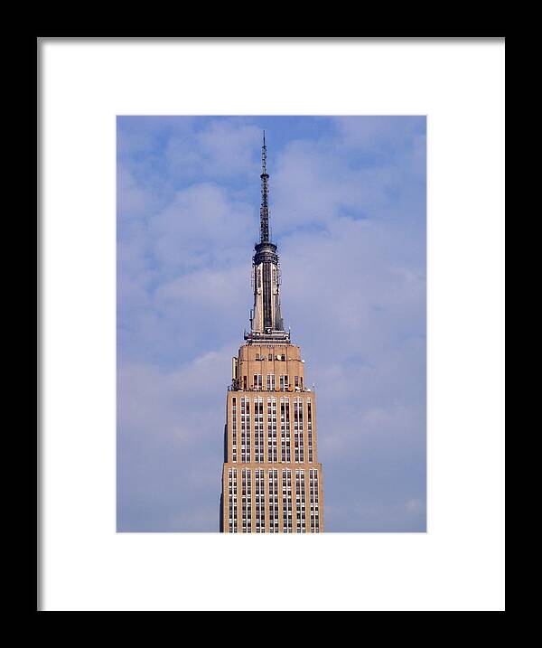 Empire State Building Framed Print featuring the photograph Empire State Building Observatory by Margie Avellino