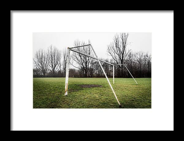 Goal Framed Print featuring the photograph Emptiness by Celso Bressan