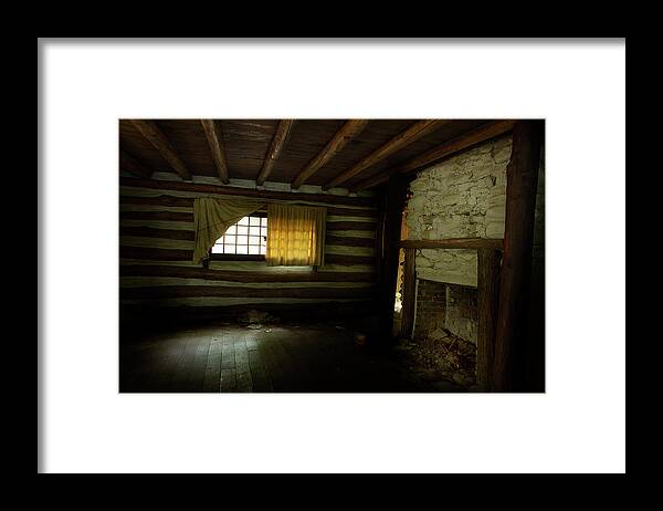 Abandoned Home Framed Print featuring the photograph Emptiness by Mike Eingle