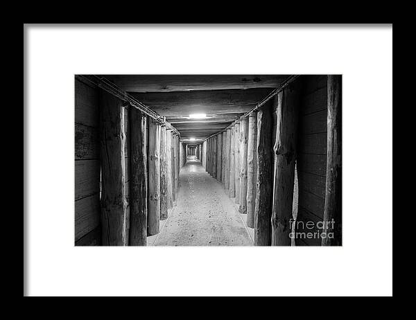 Ancient Framed Print featuring the photograph Empty Corridor by Juli Scalzi