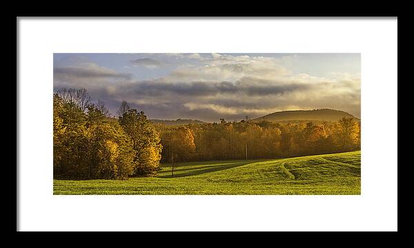 Countryside Framed Print featuring the photograph Empty Pasture - Cows Needed by Ken Barrett