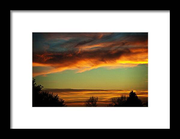 Sunset Framed Print featuring the photograph End Of Day by Ed Peterson