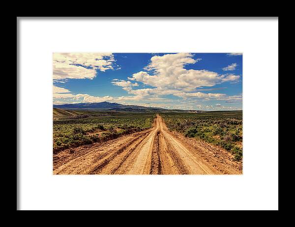 Wyoming Framed Print featuring the photograph Endless by Mountain Dreams