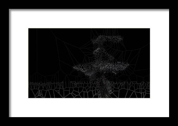 Vorotrans Framed Print featuring the digital art Energy by Stephane Poirier