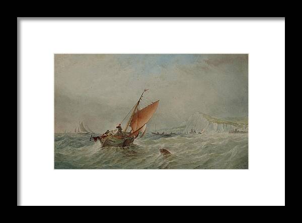 Marine Framed Print featuring the painting England by Marine
