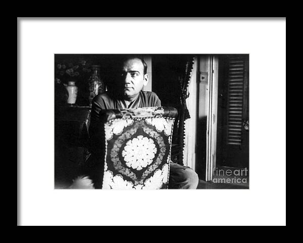 Fine Arts Framed Print featuring the photograph Enrico Caruso, Last Known Photo, 1921 by Science Source