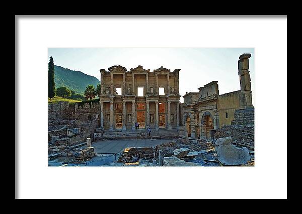 Ephesus Framed Print featuring the photograph Ephesus by Lisa Dunn
