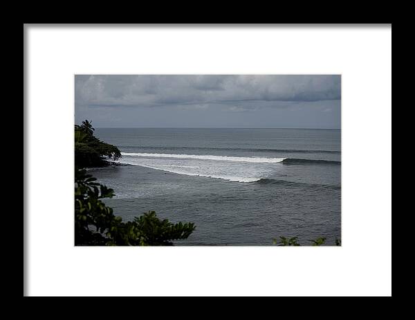 Surf Line Ups Framed Print featuring the photograph Equatorial Convergence by Julian Wicksteed