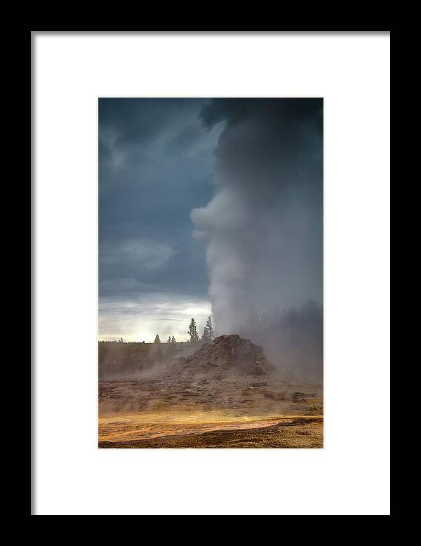Amaizing Framed Print featuring the photograph Eruption by Edgars Erglis