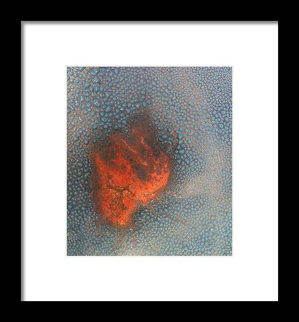 Glass Framed Print featuring the photograph Eruption II by Annekathrin Hansen