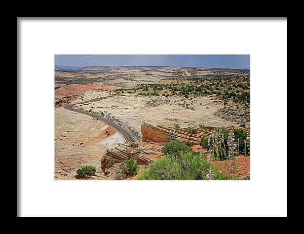 Escalante River Basin Framed Print featuring the photograph Escalante River Basin by Susan McMenamin