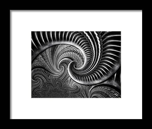 Abstract Framed Print featuring the photograph Escherian Regression by Mark Fuller