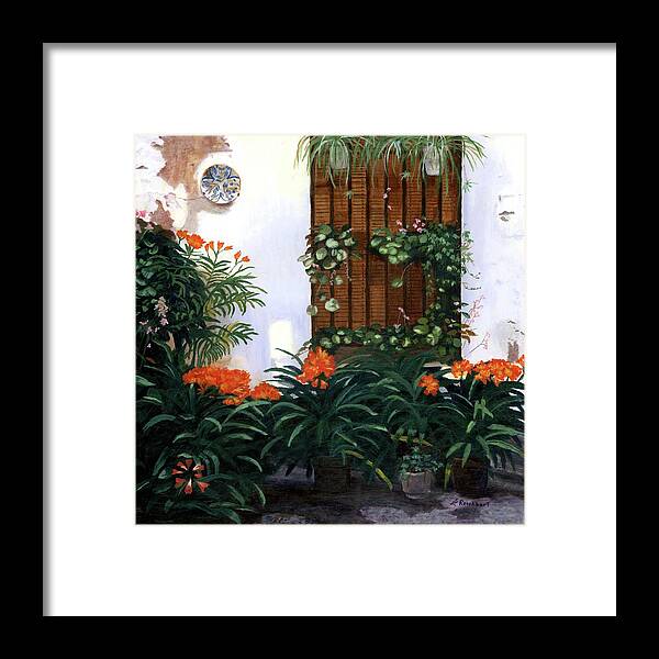 Spain Framed Print featuring the painting Espana by Lynne Reichhart